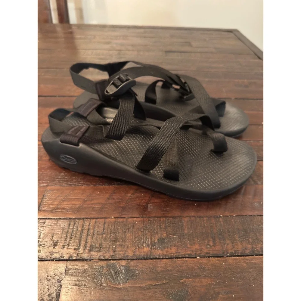 Chaco Z Cloud 2 Mens Black Sport Sandals J105427 Size 12 Toe Loop Hiking Shoes